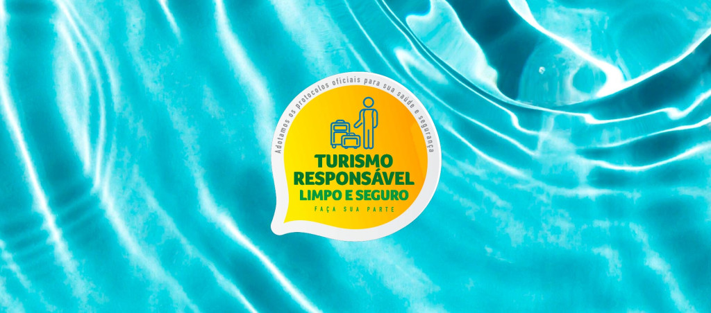 Selo turismo responsável, limpo e seguro.